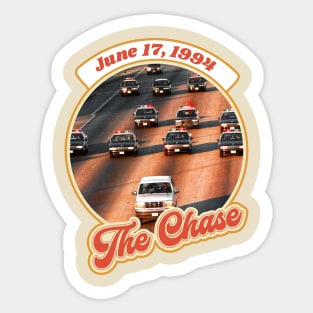 Retro The Chase OJ 1994 Infamy Design Sticker